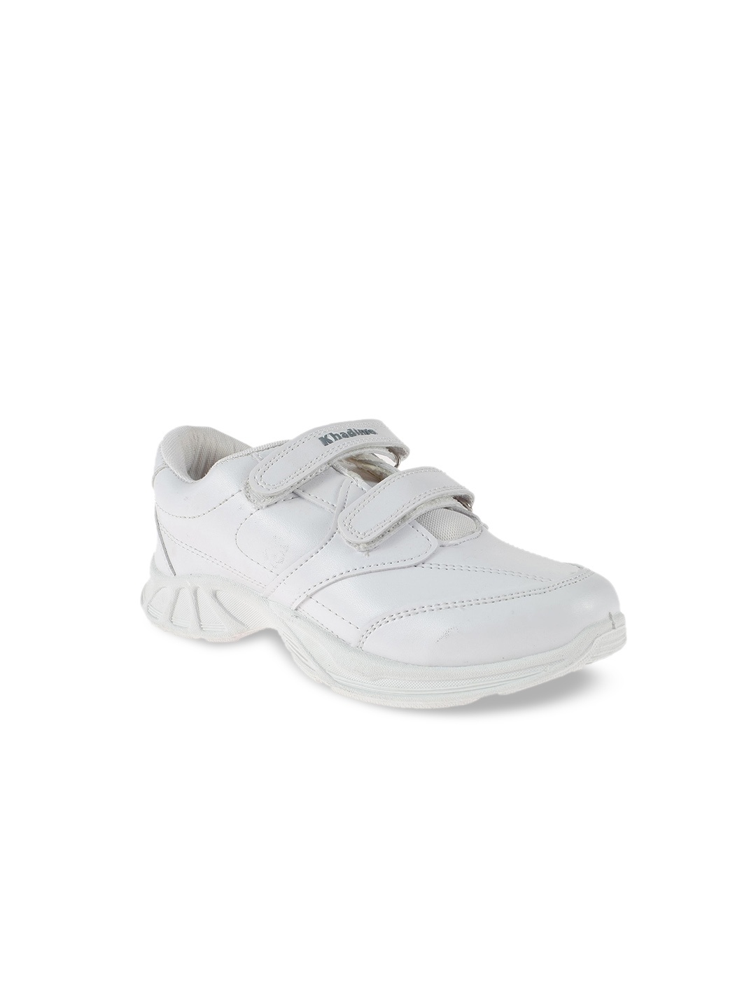 

Khadims Boys Solid Slip-On Sneakers, White