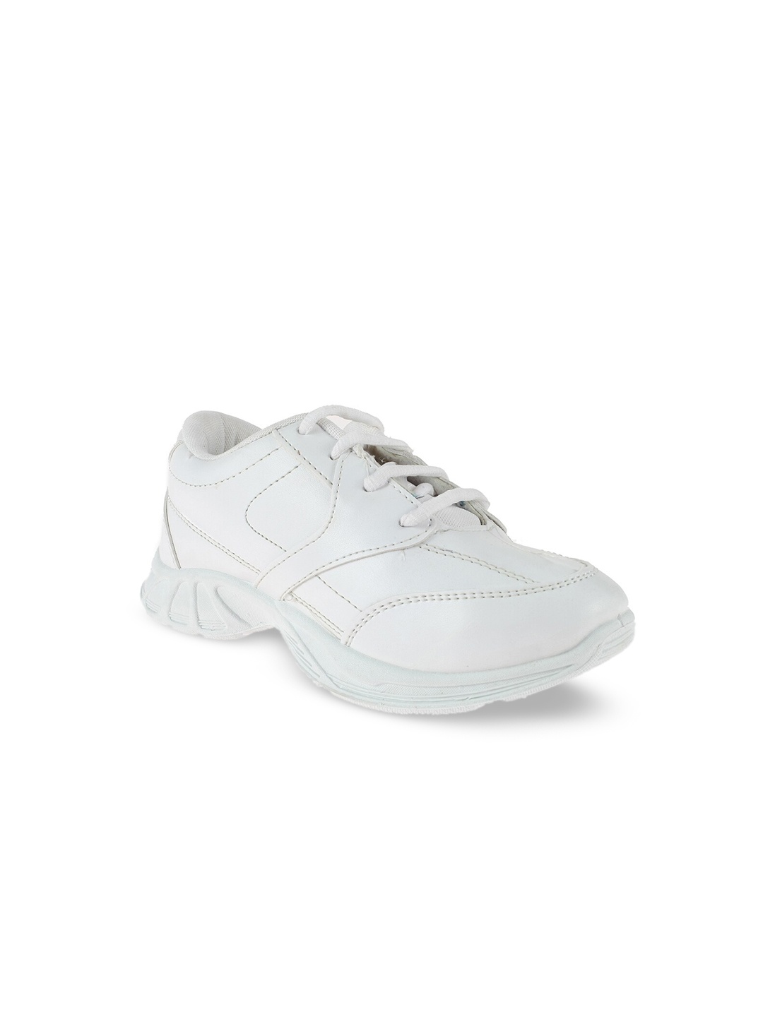 

Khadims Boys Solid Sneakers, White