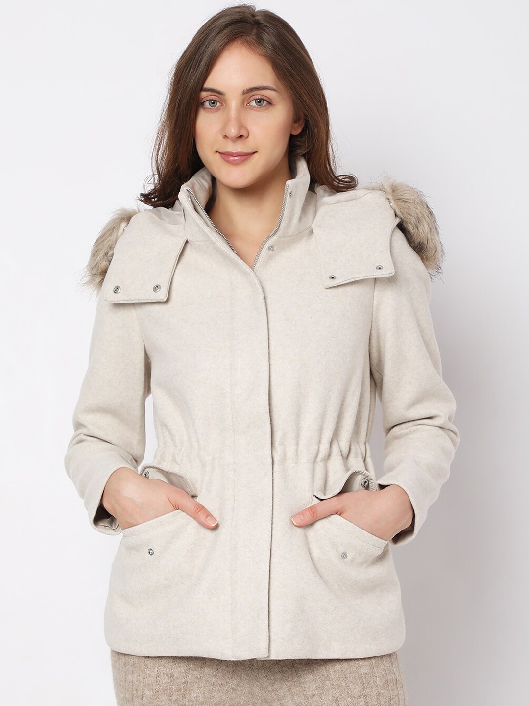 

Vero Moda Women Puffer Jacket, Beige