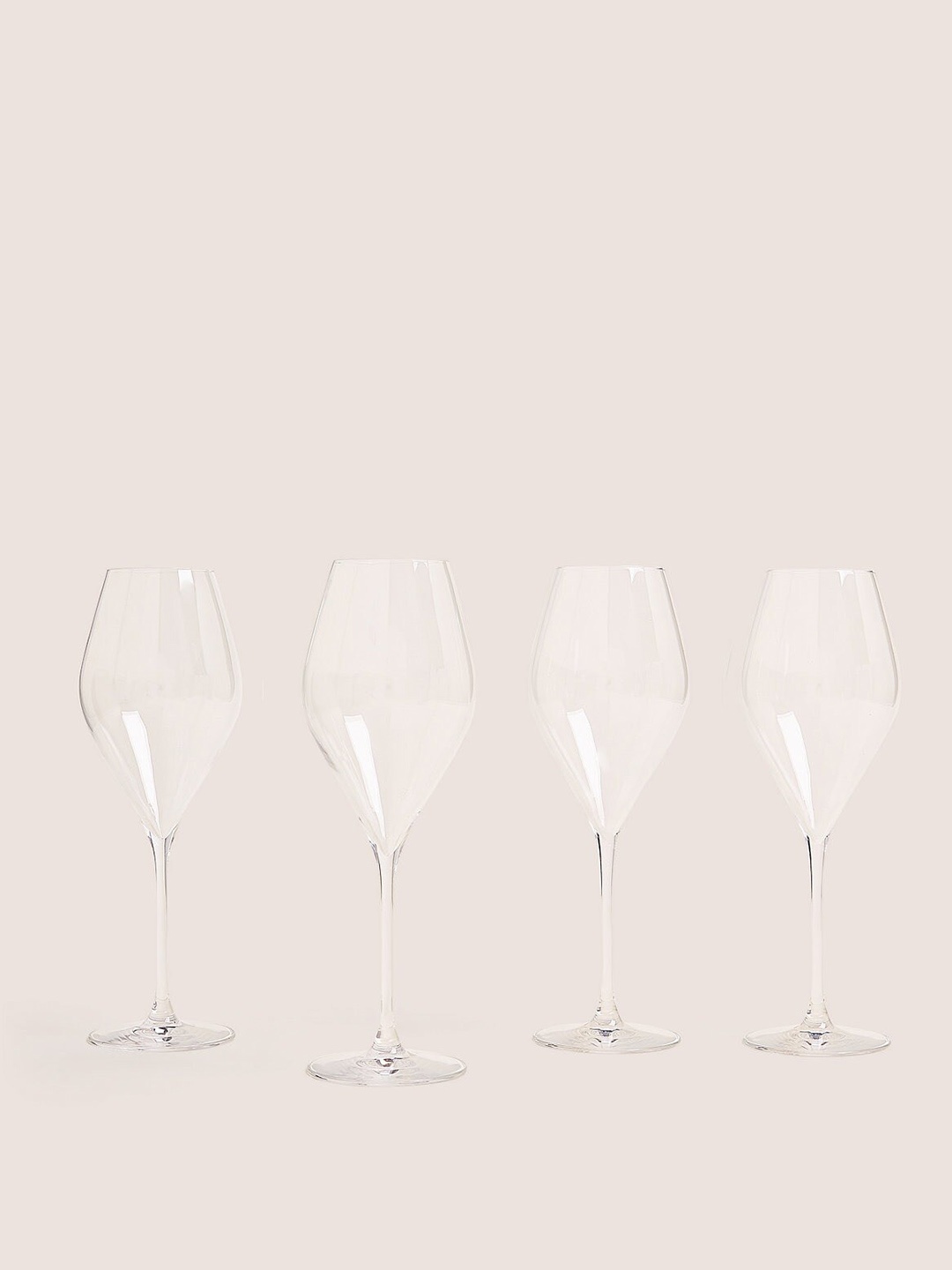 

Marks & Spencer Set of 4 Glass Wine Glasses, Transparent