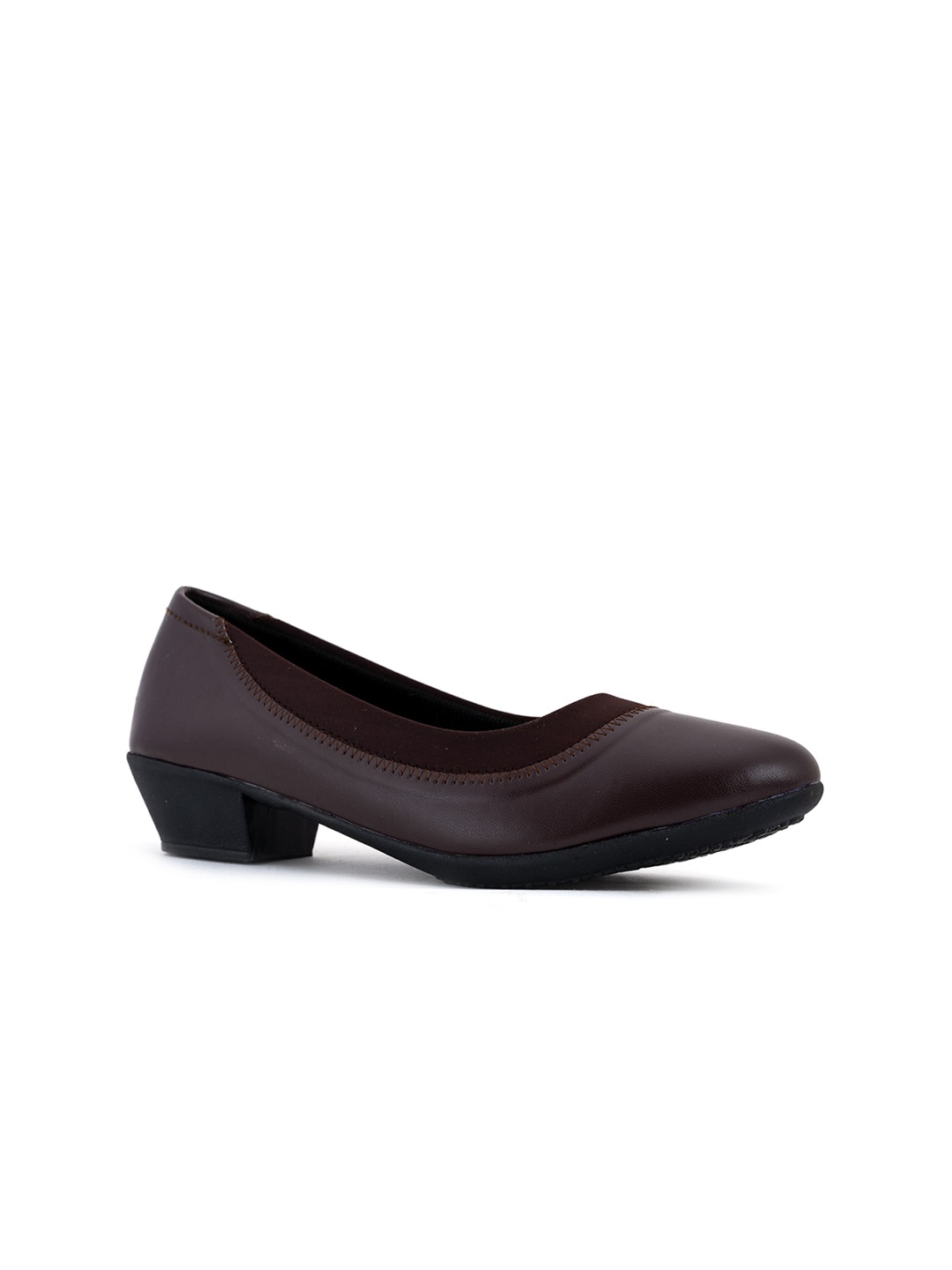 

Khadims Women Work Block Pumps, Brown