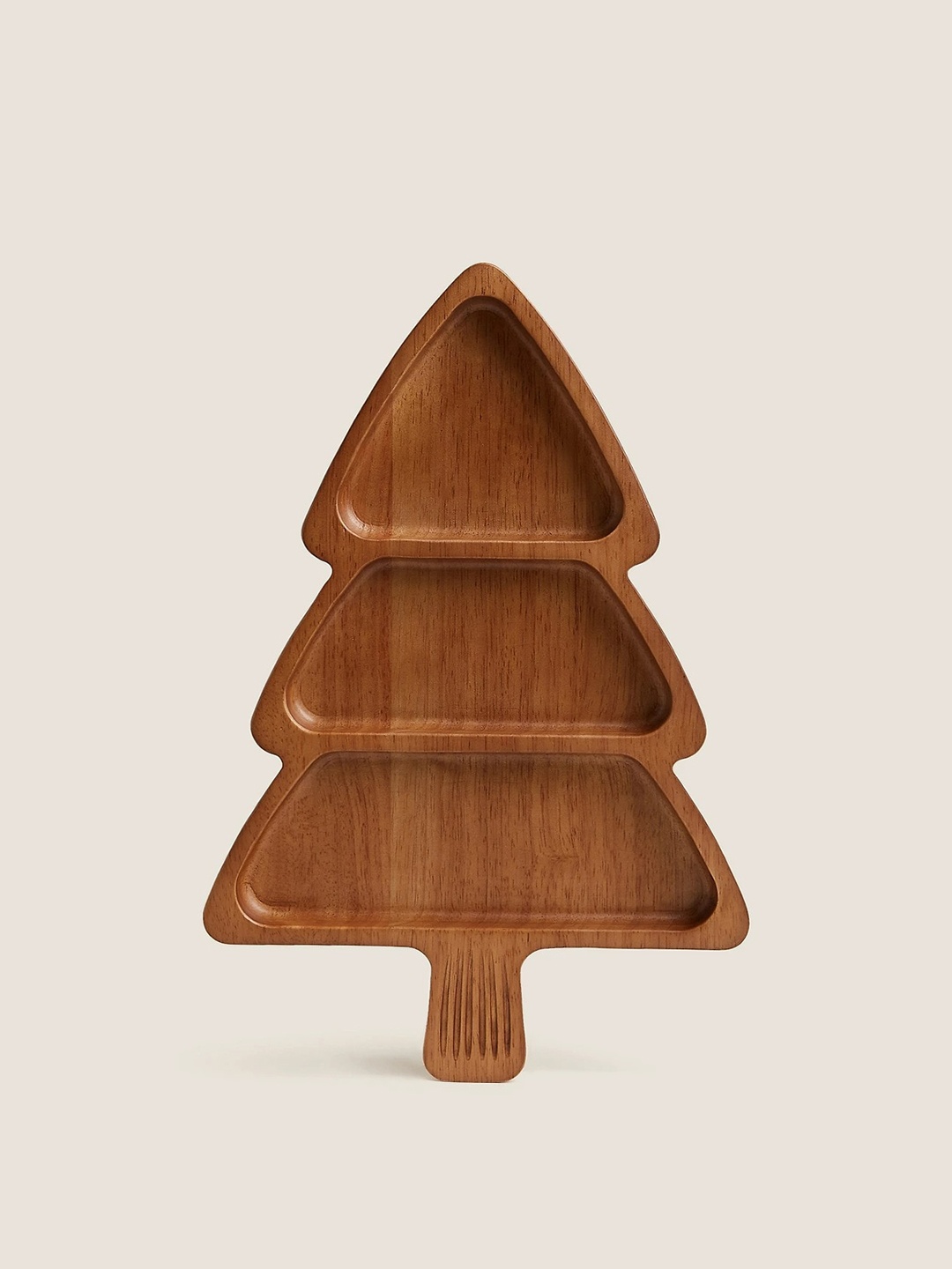 

Marks & Spencer Brown Wood Tree Platter Trays