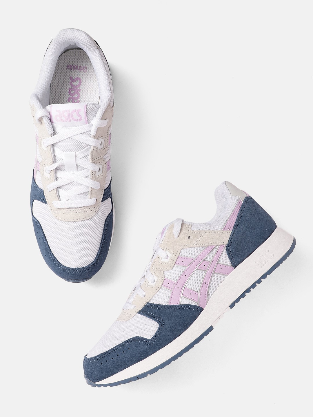 

ASICS Women Woven Design Colourblocked Lyte Classic Sneakers, White