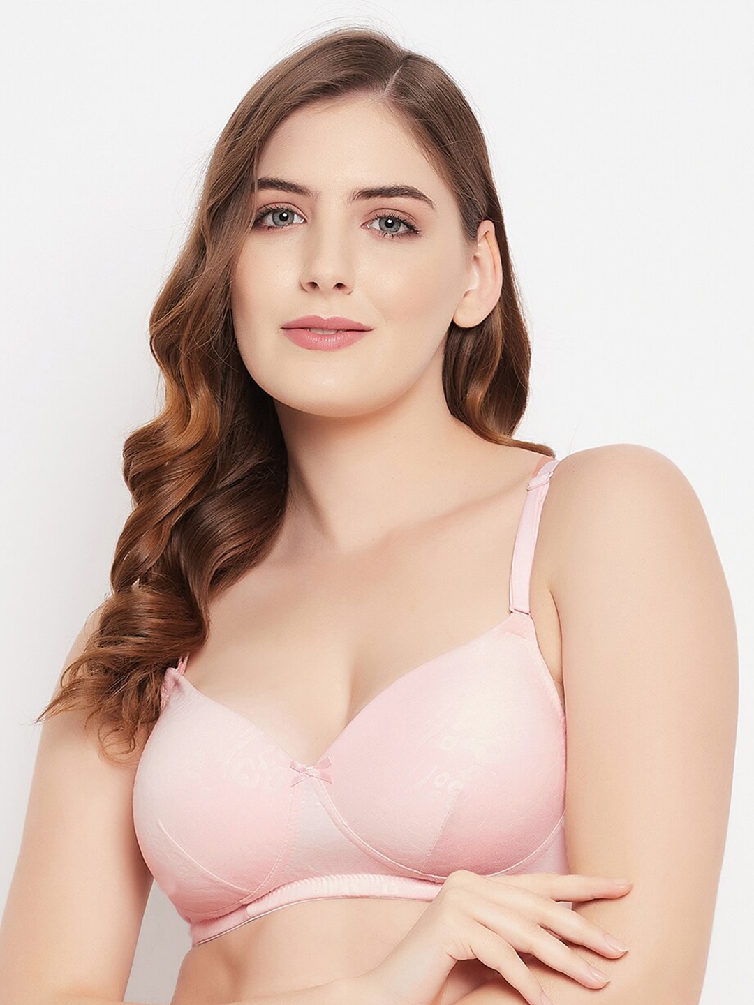 

Clovia Lightly Padded Bra, Pink