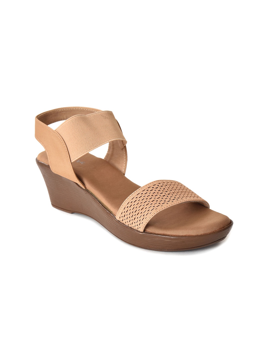 

Ajanta Textured Wedge Heels, Beige
