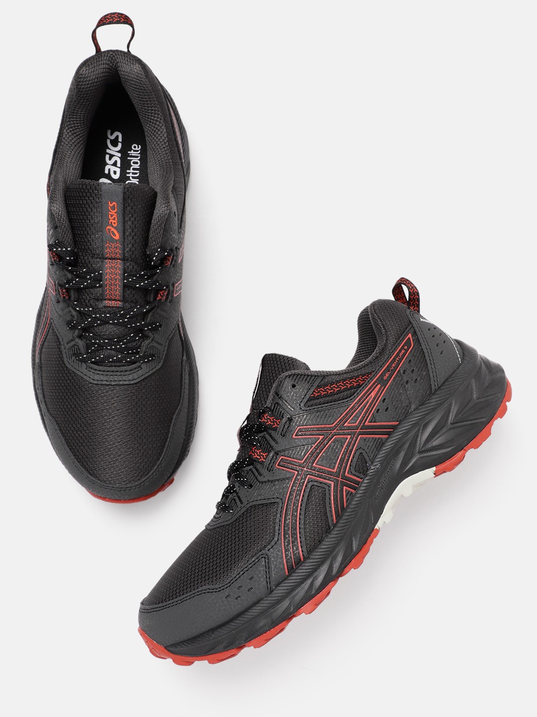

ASICS Men Woven Design Gel Venture 9 Running Shoes, Grey