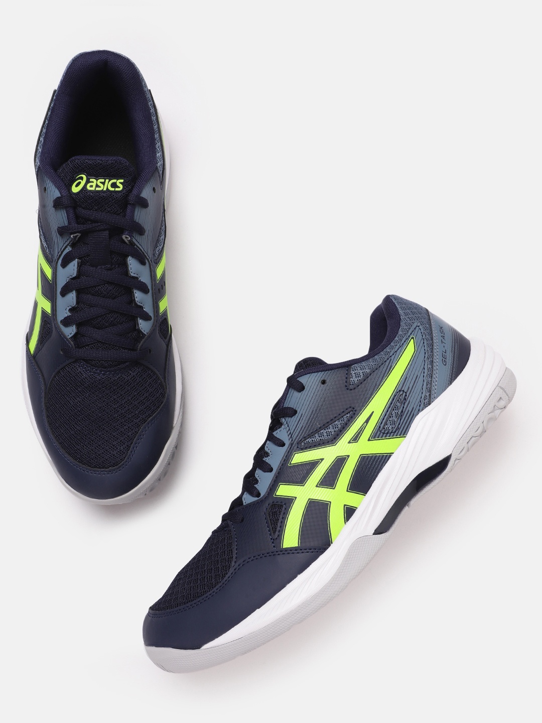 

ASICS Men Gel-Task 3 Volleyball Shoes, Navy blue