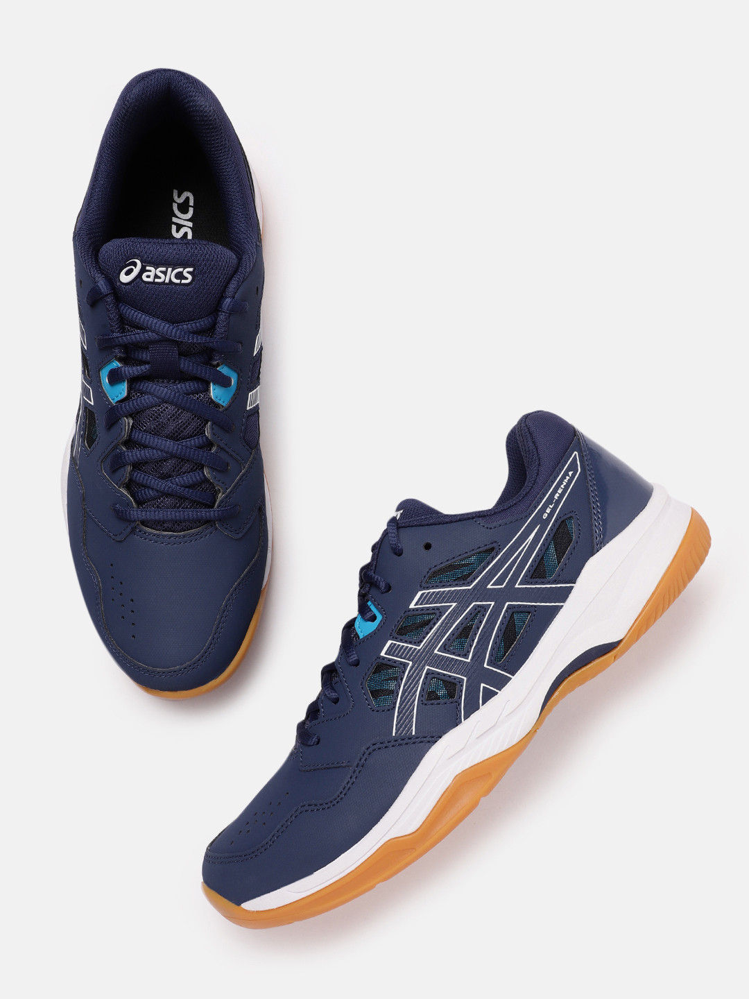 

ASICS Men Gel-Renma Tennis Shoes, Navy blue