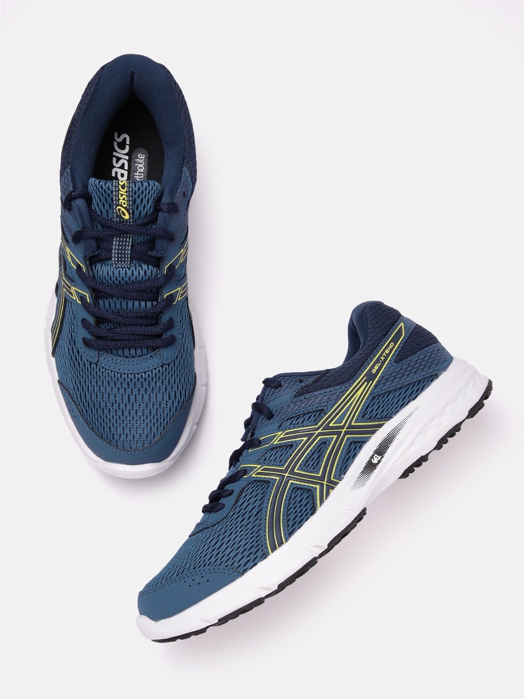 

ASICS Men Woven Design GEL - XTEND Running Shoes, Navy blue