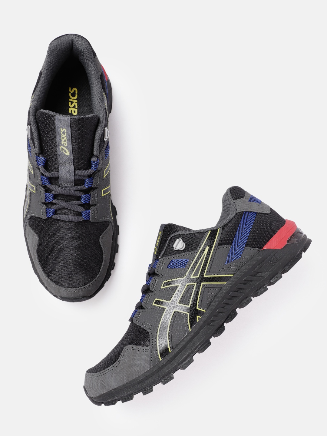 

ASICS Men Woven Design Gel-Citrek Sneakers, Grey