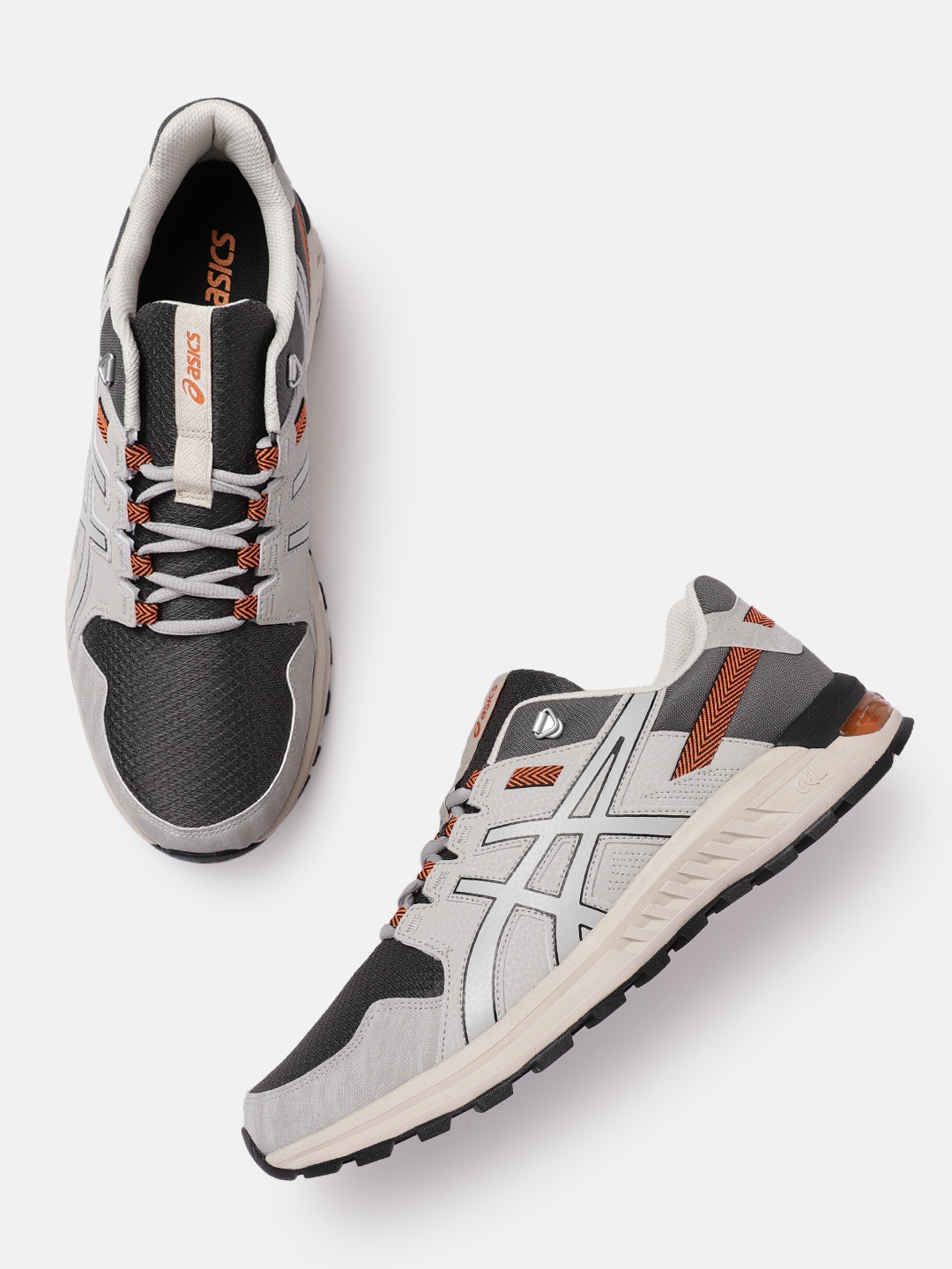 

ASICS Men Woven Design Gel-Citrek Sneakers, Grey