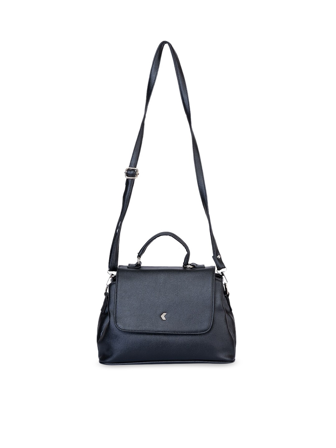 

Khadims Black Oversized Sling Bag