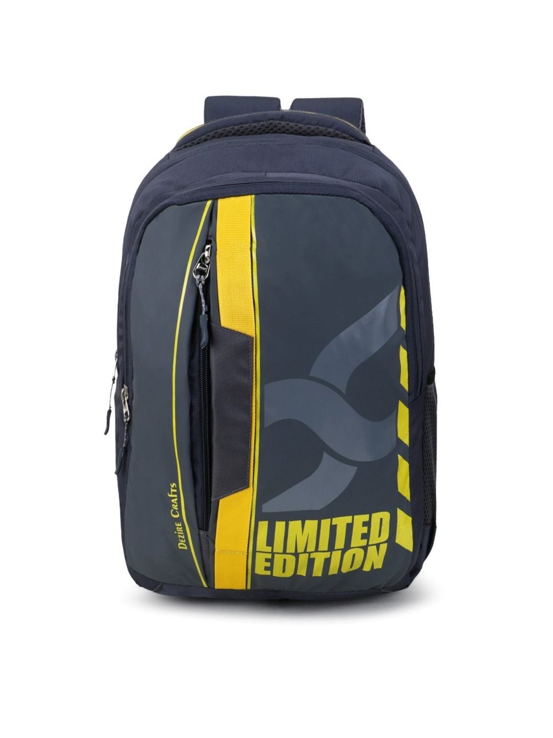 

Dezire Crafts Unisex Typography Backpack, Grey