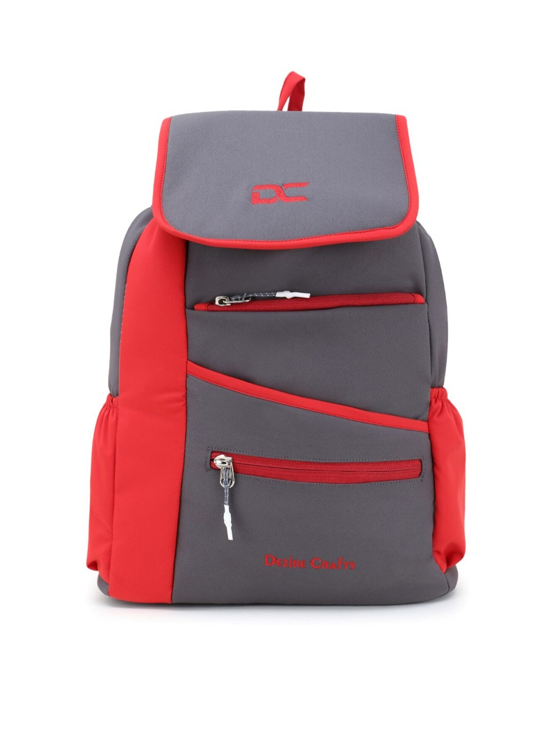 

Dezire Crafts Unisex Printed Water Resistant Backpack, Grey