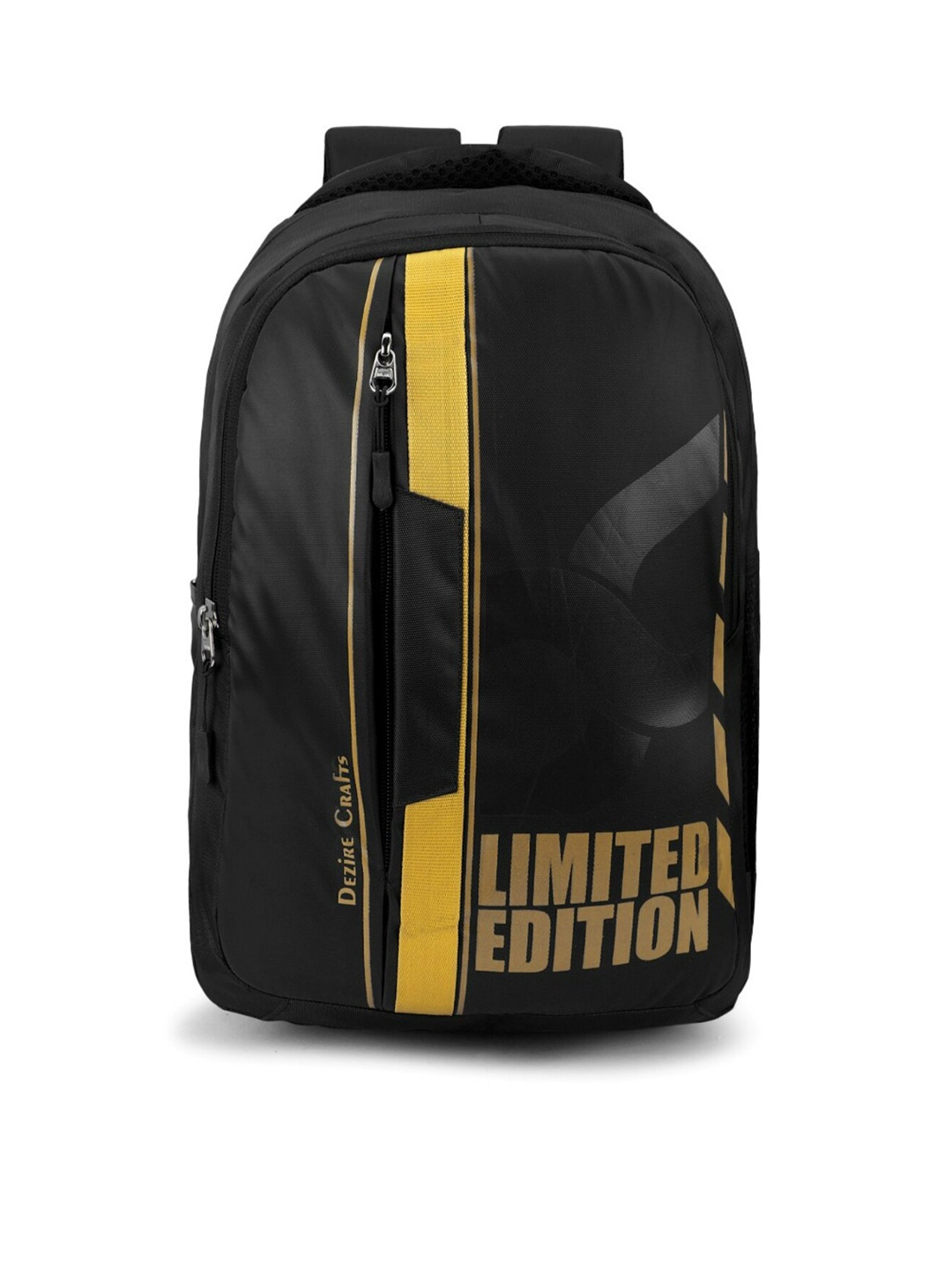 

Dezire Crafts Unisex Typography Printed Backpack, Black