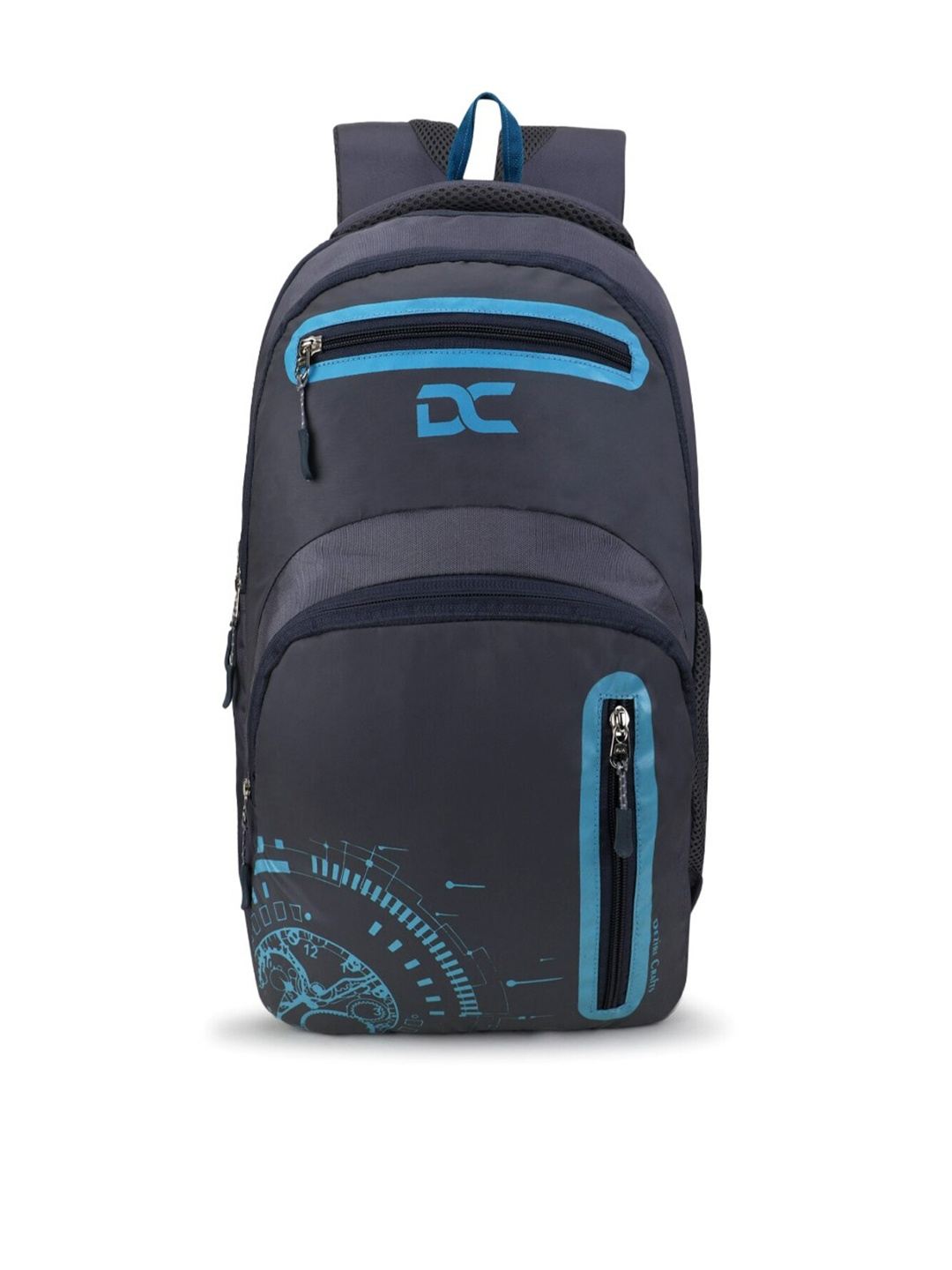 

Dezire Crafts Unisex Graphic Backpack, Grey