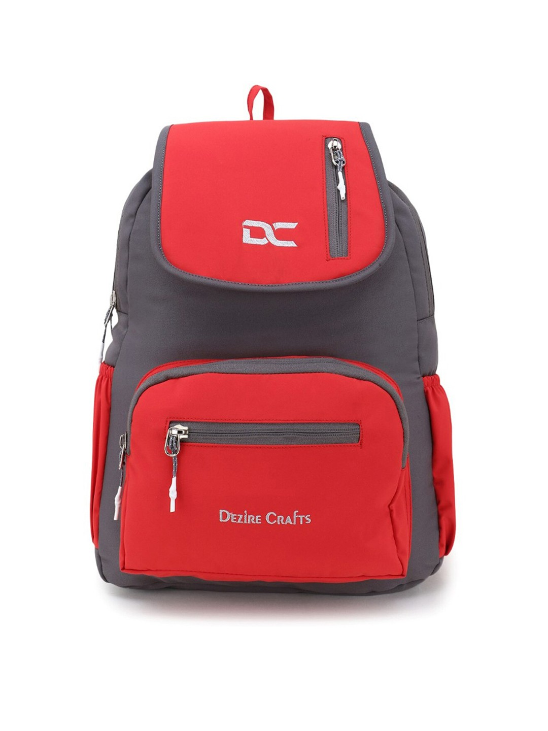 

Dezire Crafts Unisex Brand Logo Backpack, Red