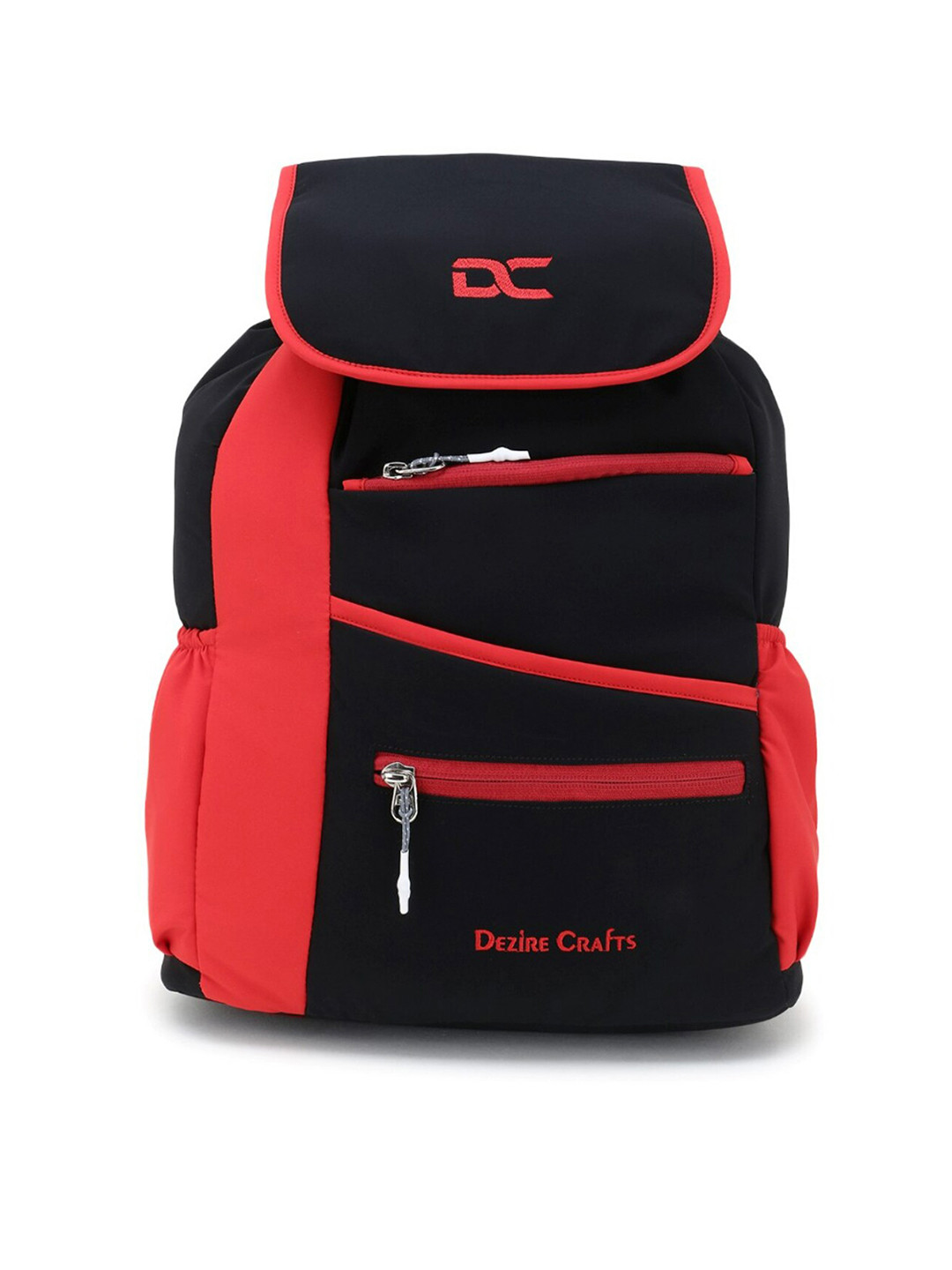 

Dezire Crafts Unisex Printed Water Resistant Backpack, Black
