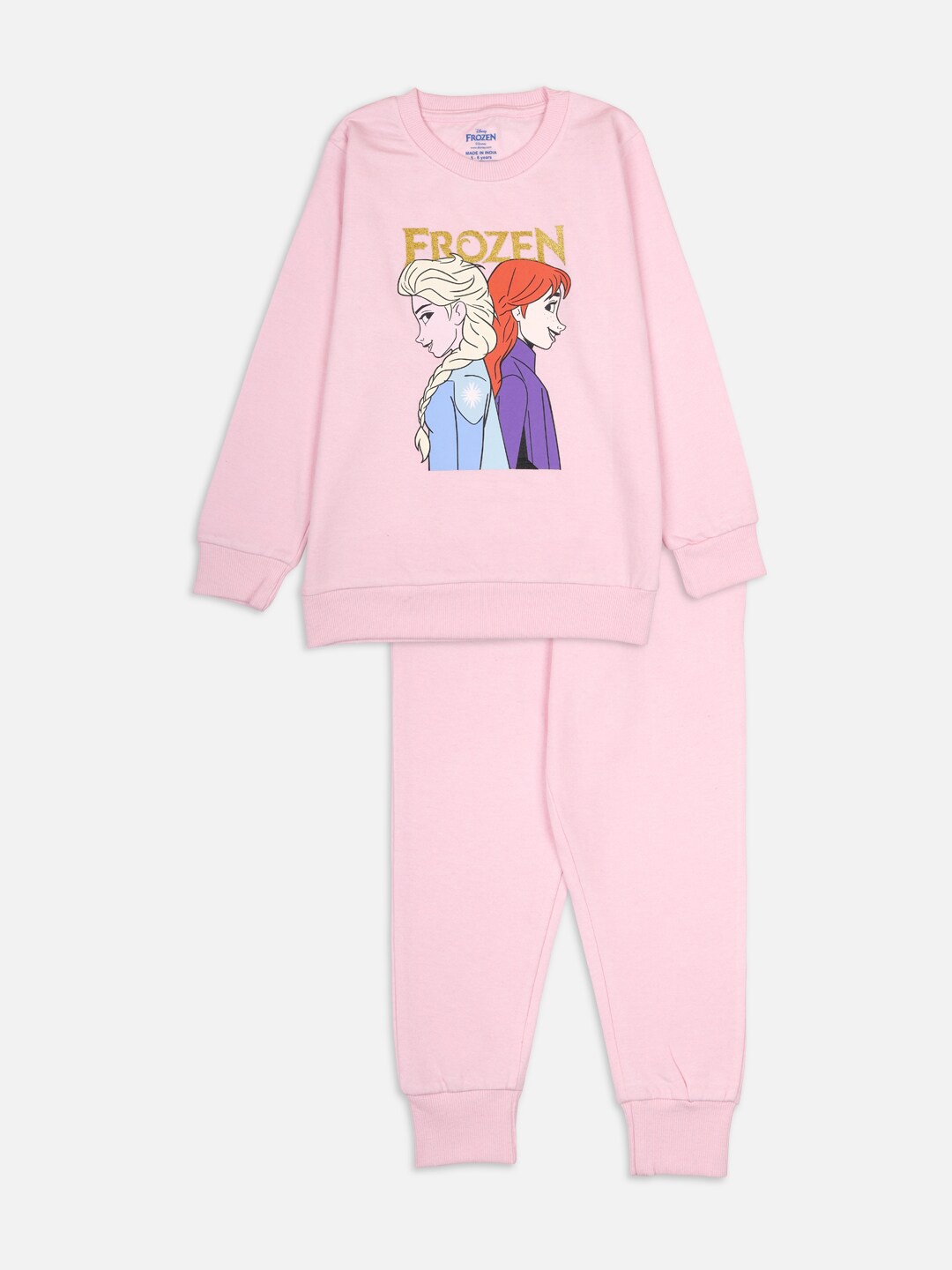 

Nap Chief Girls Frozen Printed Clothing Set, Pink