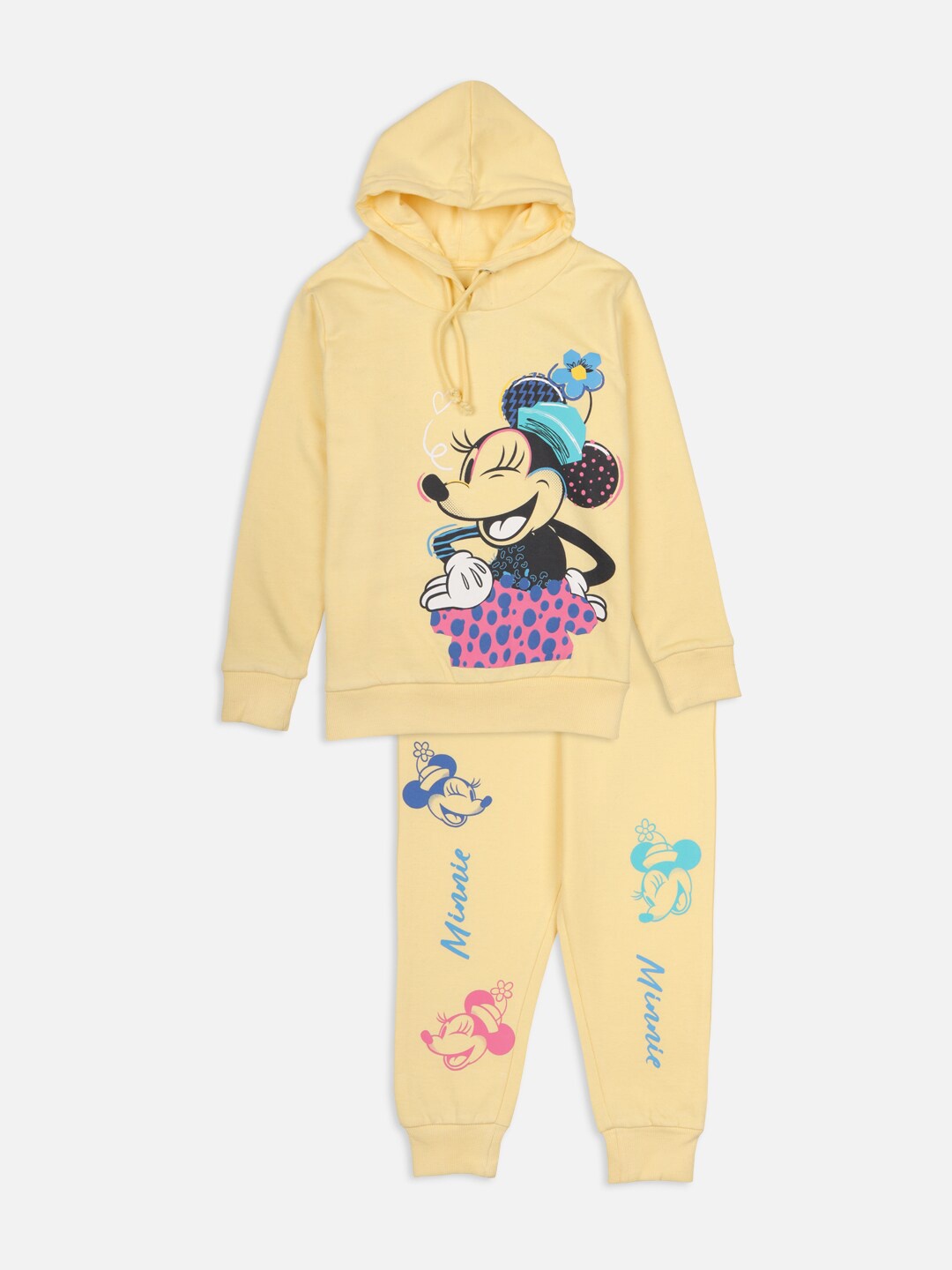 

Nap Chief Girls Minnie Mouse Printed Clothing Set, Yellow
