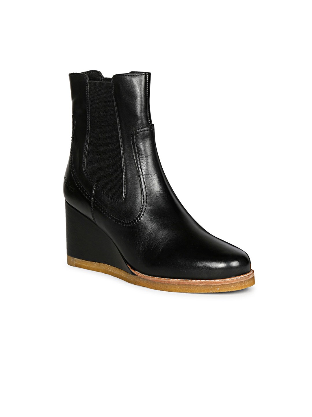 

Saint G Women Leather Winter Boots, Black
