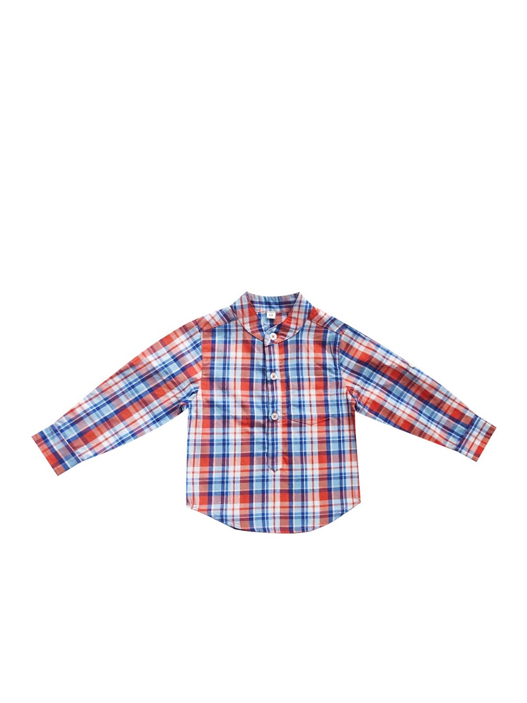 

milou Boys Checked Casual Shirt, Red