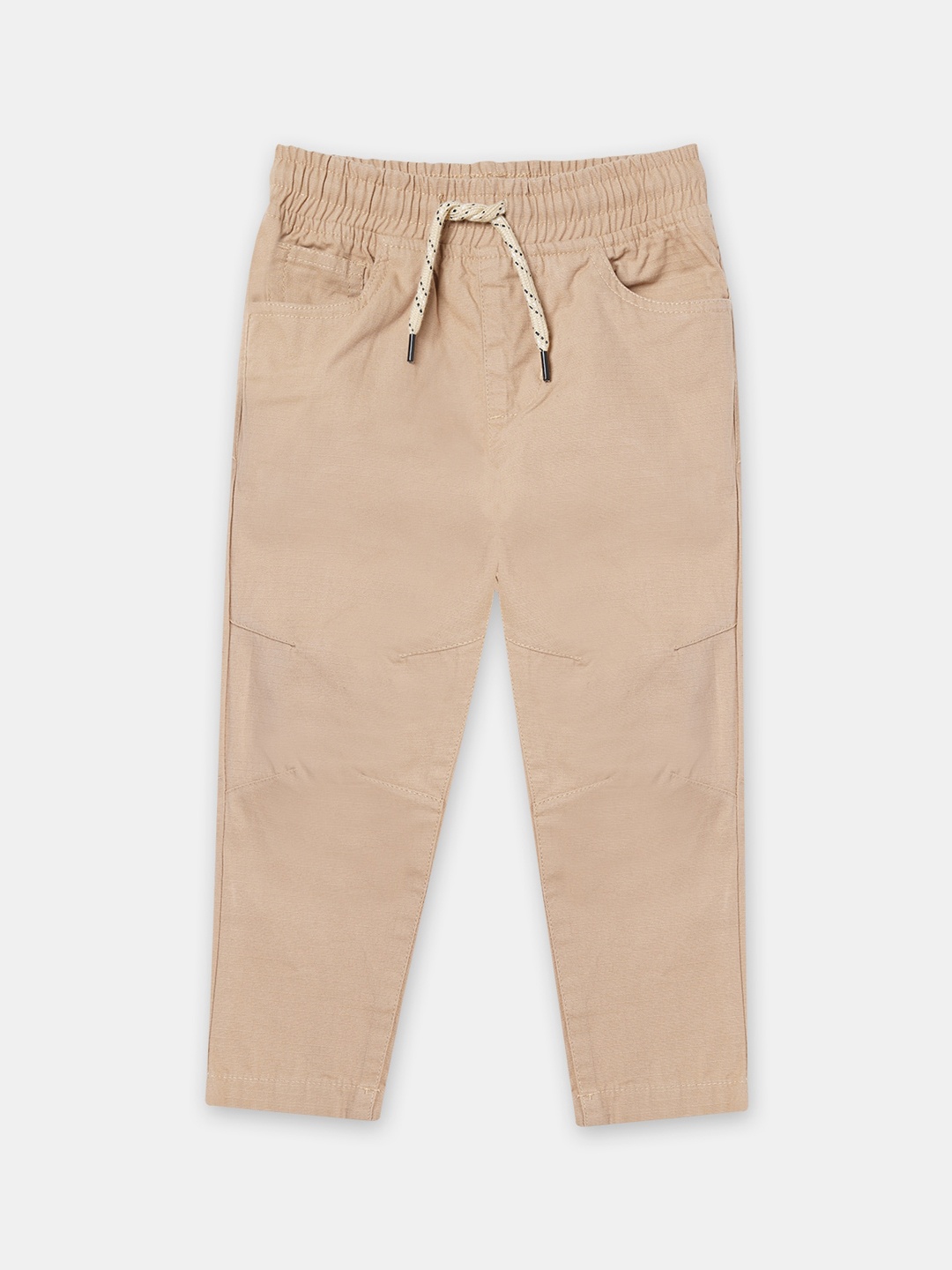 

R&B Boys Cotton Pleated Trouser, Beige