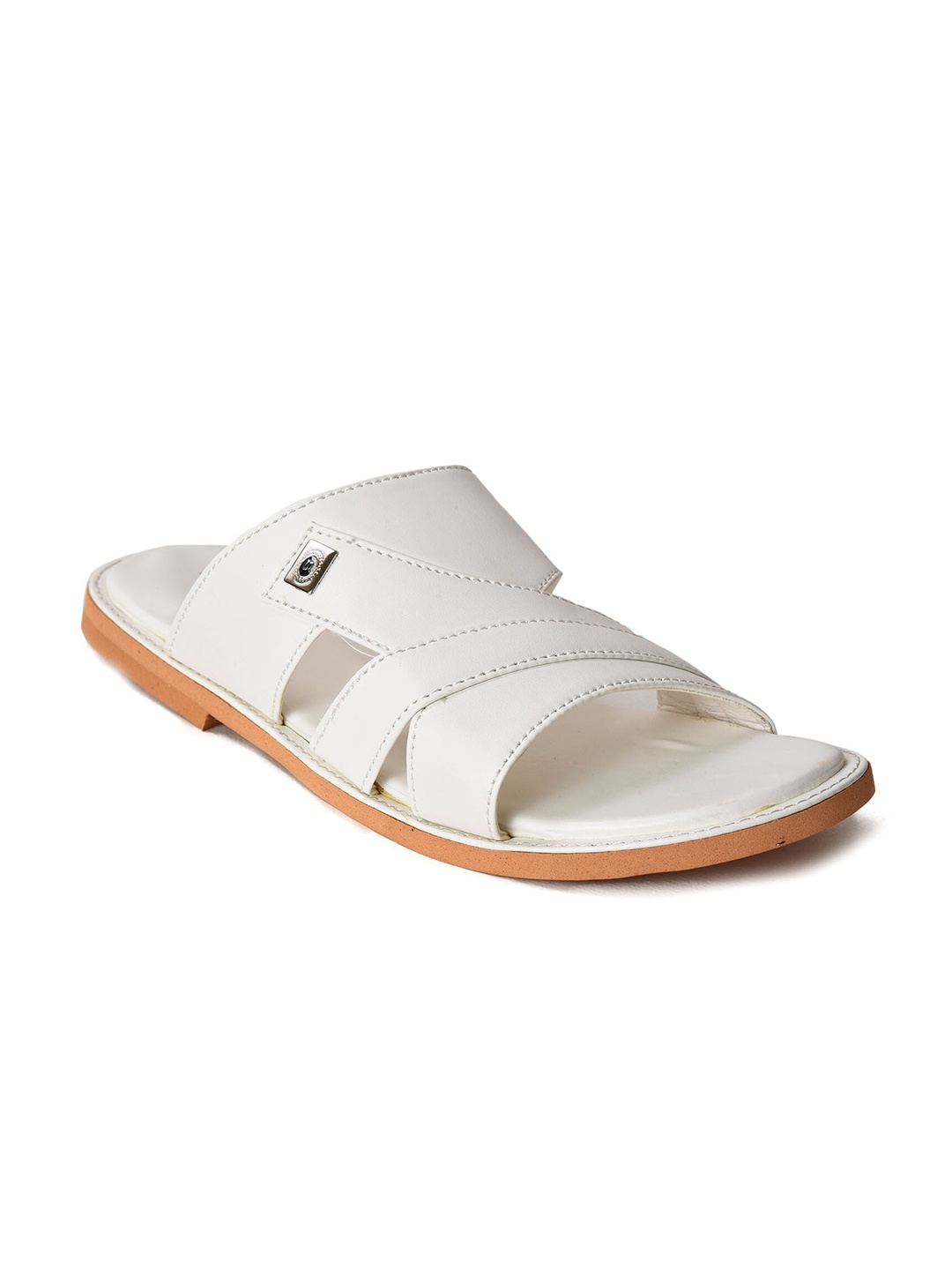 

Ajanta Men Comfort Sandals, White