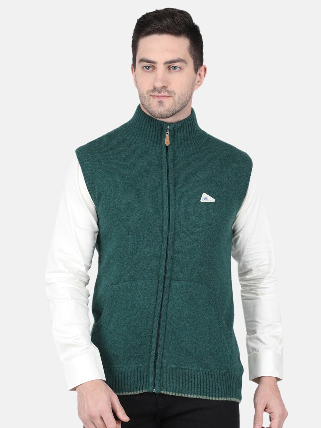 

Monte Carlo Men Wool Cardigan, Green