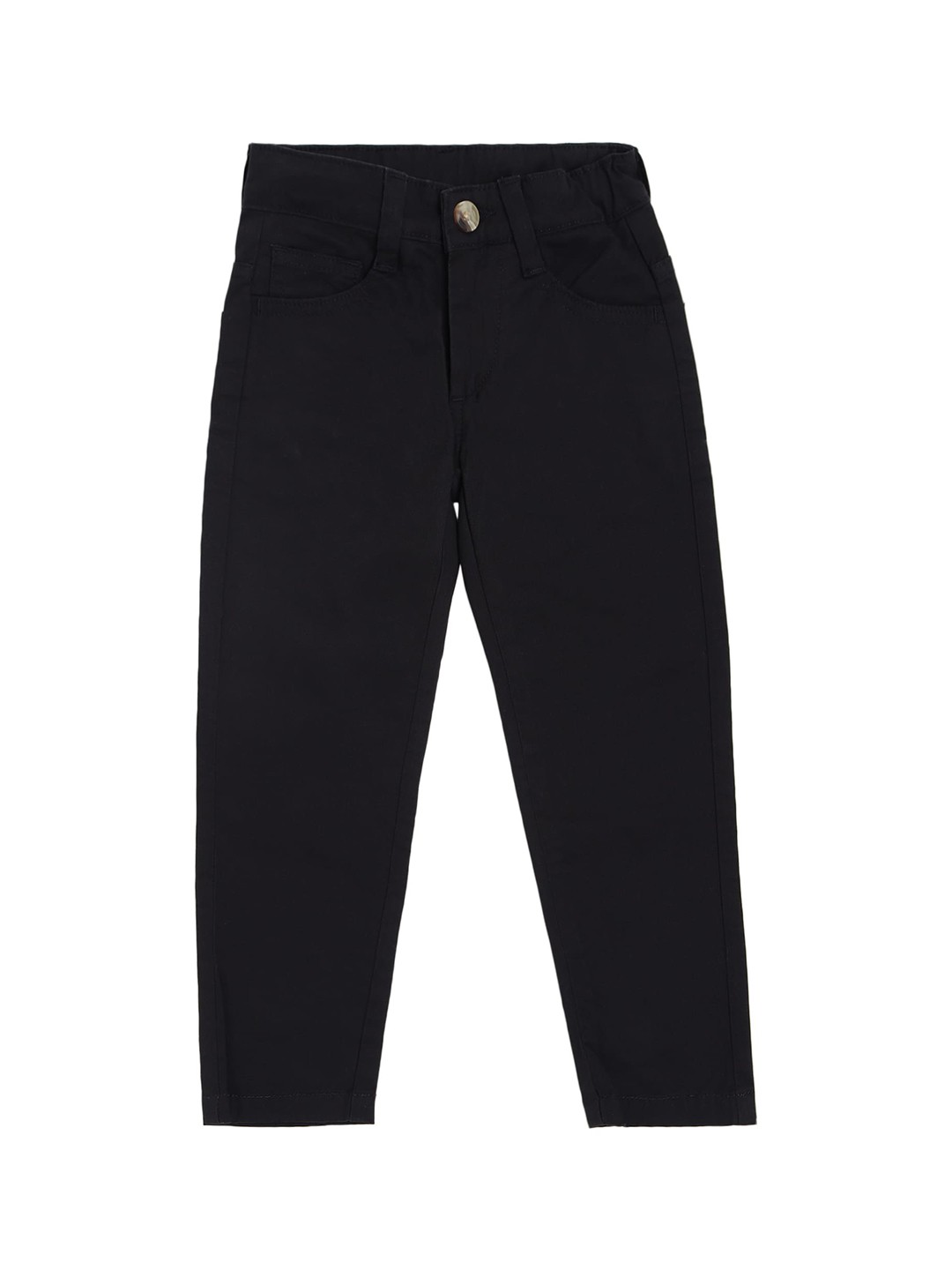 

Cantabil Boys Cotton Chinos Trousers, Black