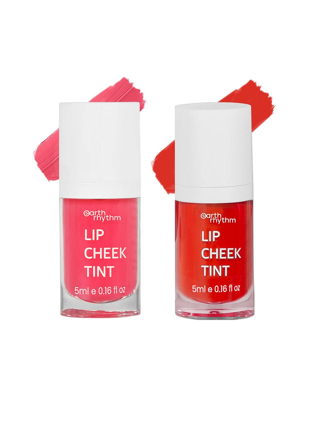 

Earth Rhythm Set Of 2 Lip & Cheek Tint 5ml Each - Cherry & Mermaid, Red
