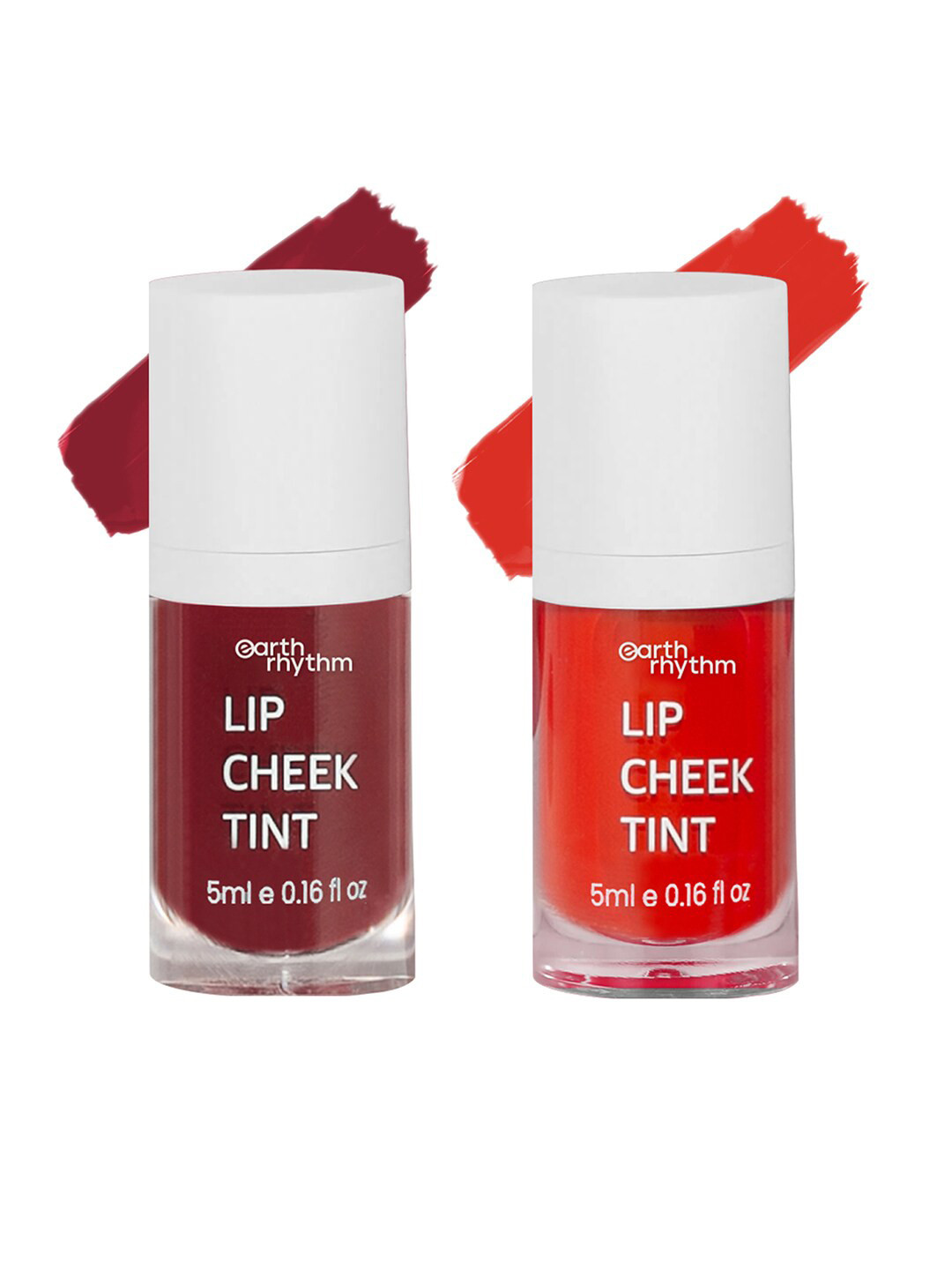 

Earth Rhythm Set of 2 Lip & Cheek Tint 5 ml Each - Brandy & Cherry, Red