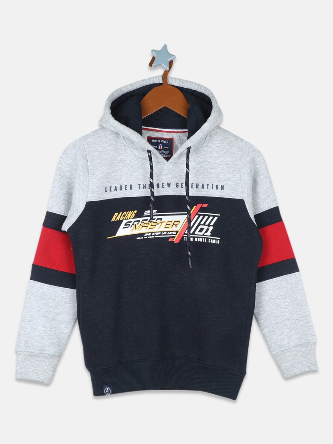 

Monte Carlo Colourblocked Cotton Tracksuits, Grey