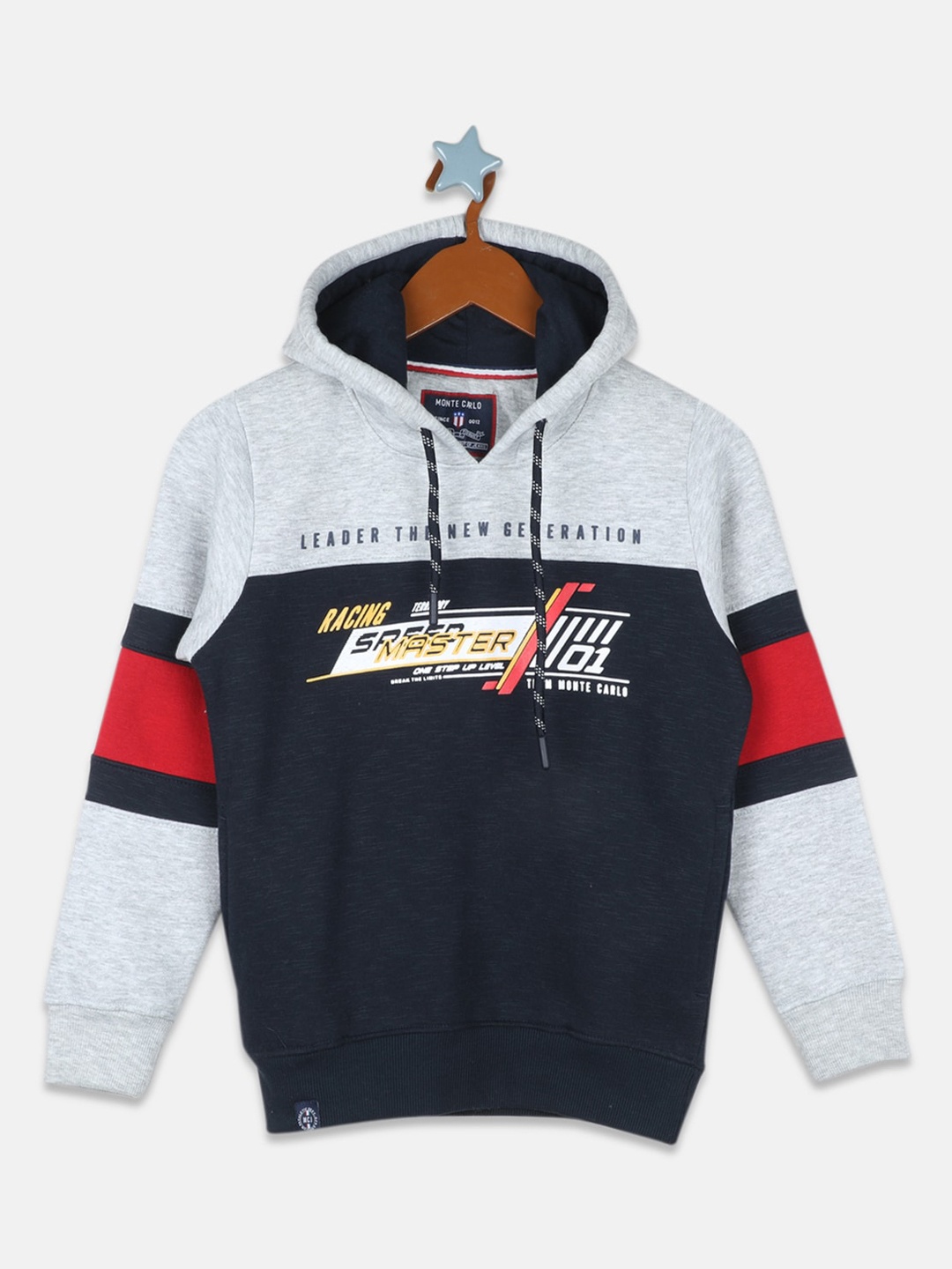 

Monte Carlo Boys Printed Tracksuit, Grey
