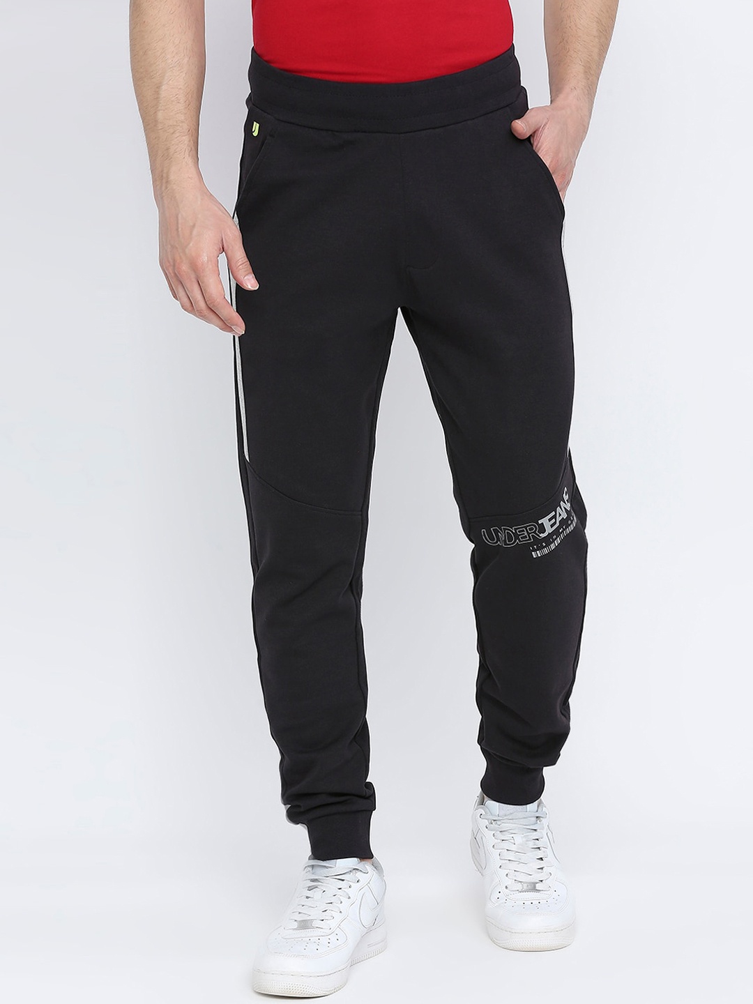 

Underjeans by Spykar Men Cotton Trackpant, Navy blue