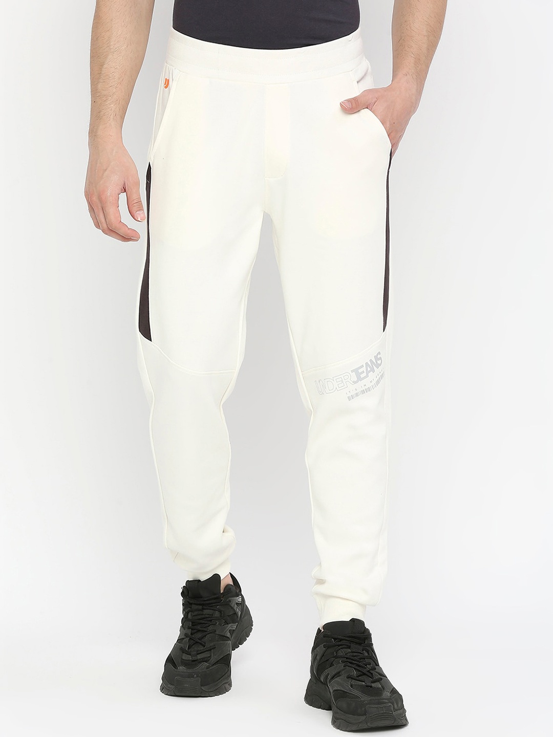 

UnderJeans by Spykar Men Cotton Lounge Pants, White