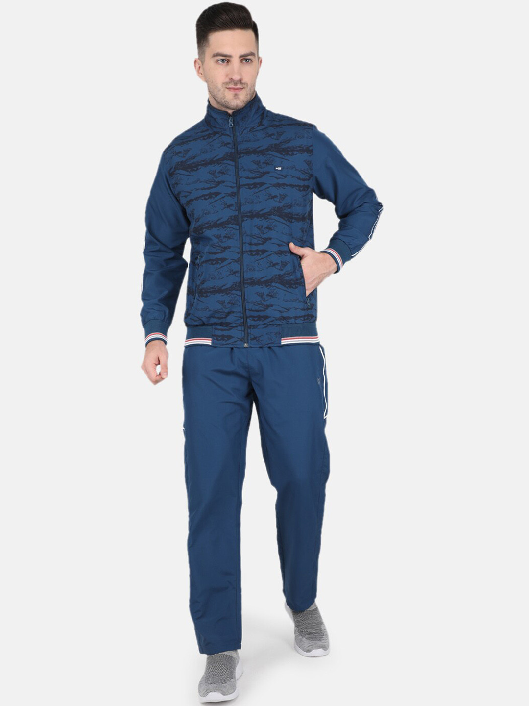 

Monte Carlo Men Self-Design Tracksuit, Blue