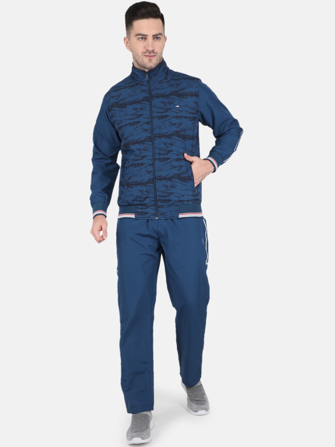 

Monte Carlo Men Printed Tracksuit, Blue