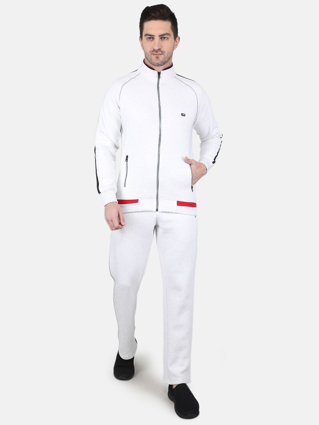 

Monte Carlo Men Fleece Tracksuit, Off white