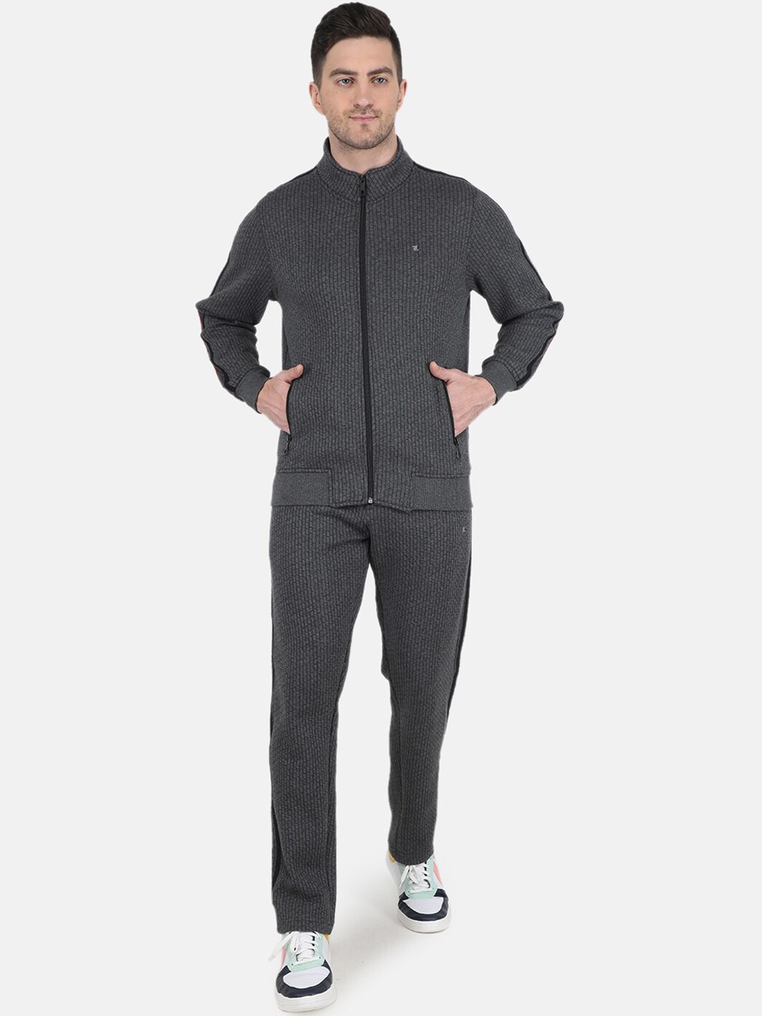 

Monte Carlo Men Fleece Tracksuit, Grey