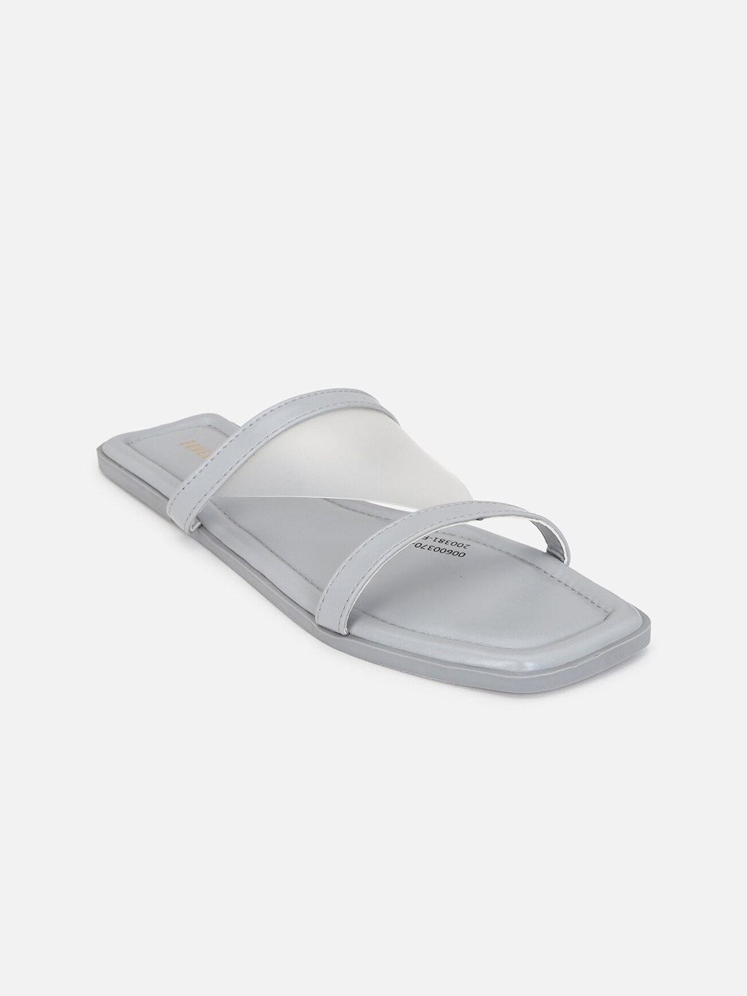 

FOREVER 21 Women Open Toe Flats, Grey