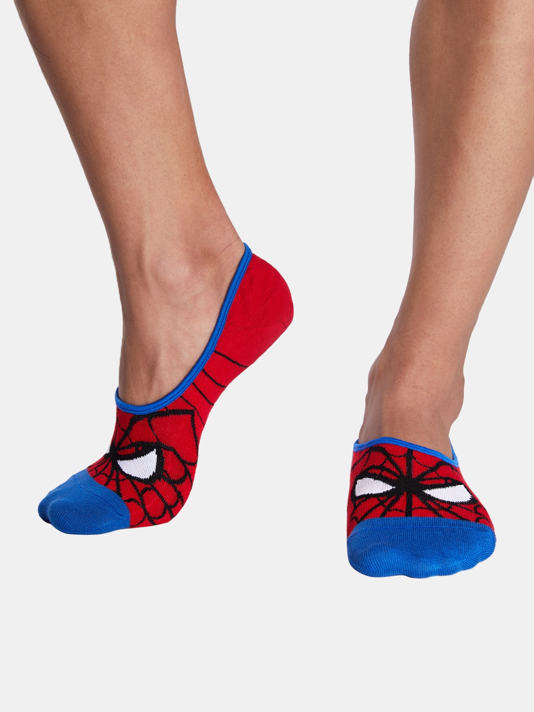 

The Souled Store Patterned Shoe-Liners Socks, Red