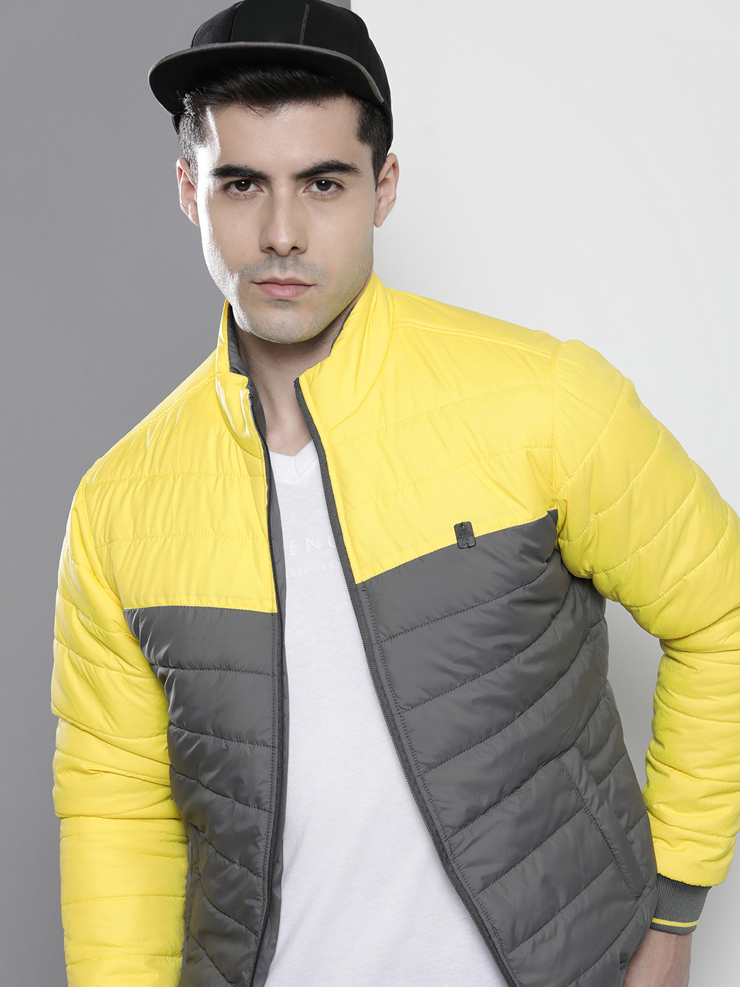 

The Indian Garage Co Men Colourblocked Outdoor Sporty Jacket, Yellow