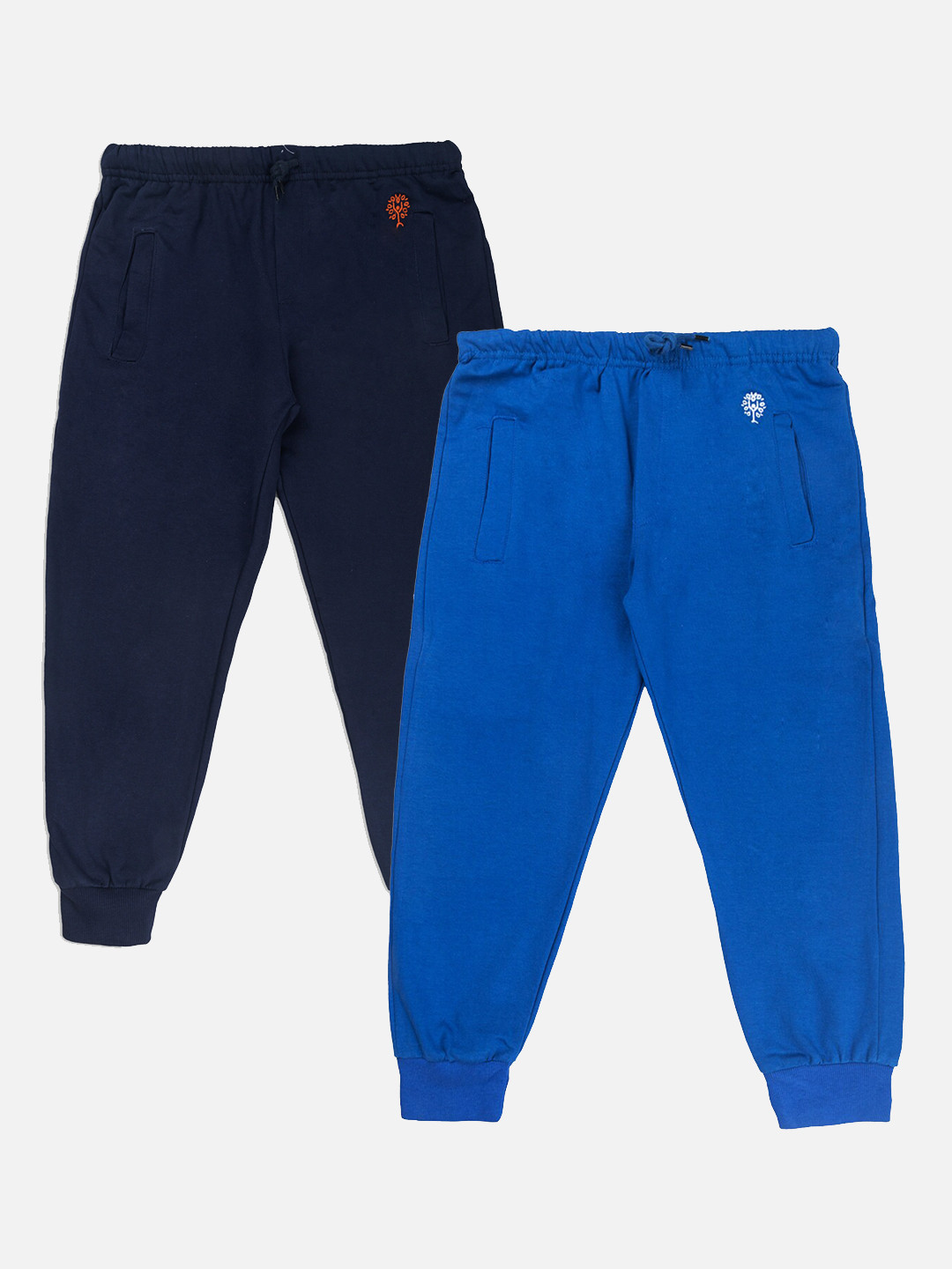 

Growing Tree Set Of 2 Biowash Anti Microbial Cotton Lounge Pants, Blue