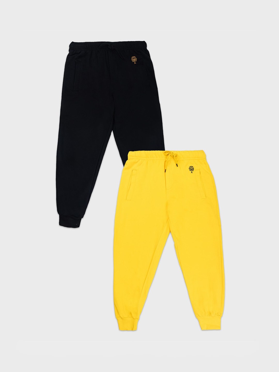 

Growing Tree Kids Pack of 2 Anti Microbal Cotton Lounge Pants, Yellow