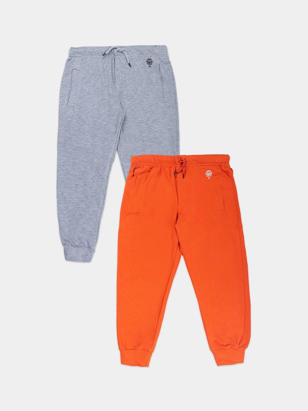 

Growing Tree Kids Set Of 2 Biowash Anti Microbial Cotton Lounge Pants, Grey