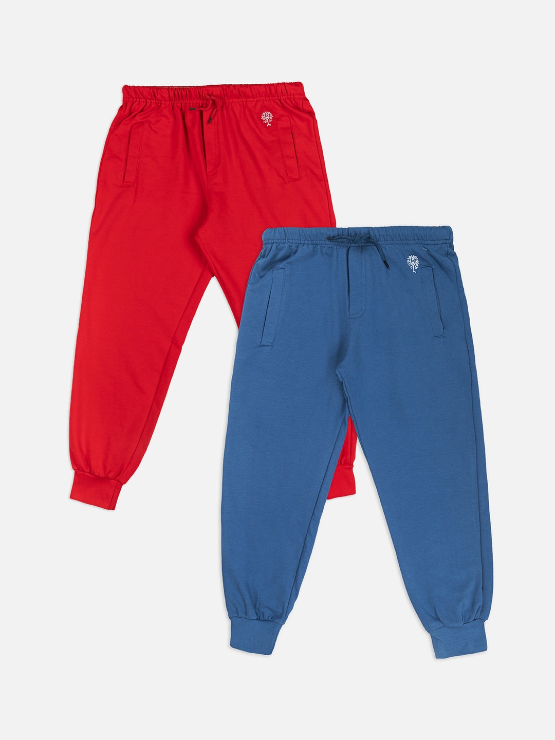 

Growing Tree Kids Pack of 2 Anti Microbal Cotton Lounge Pants, Blue