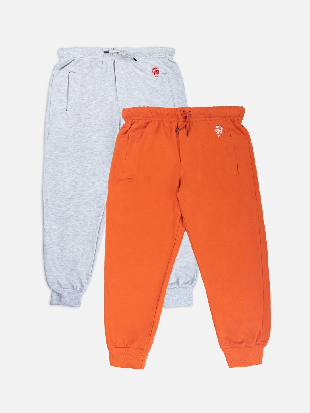 

Growing Tree Kids Pack of 2 Anti Microbal Cotton Lounge Pants, Orange