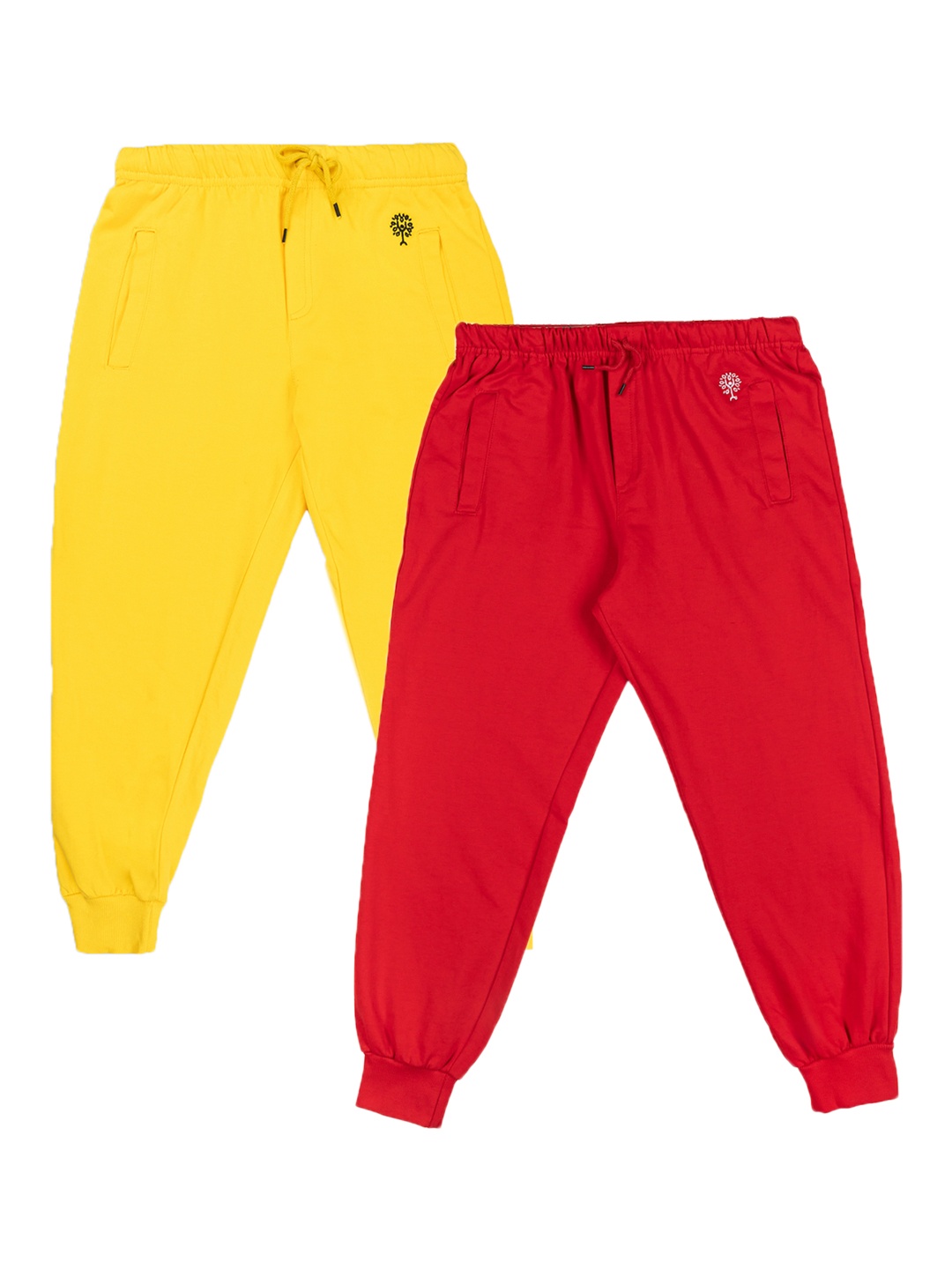 

Growing Tree Kids Set Of 2 Bio-Wash Anti Microbial Joggers, Red