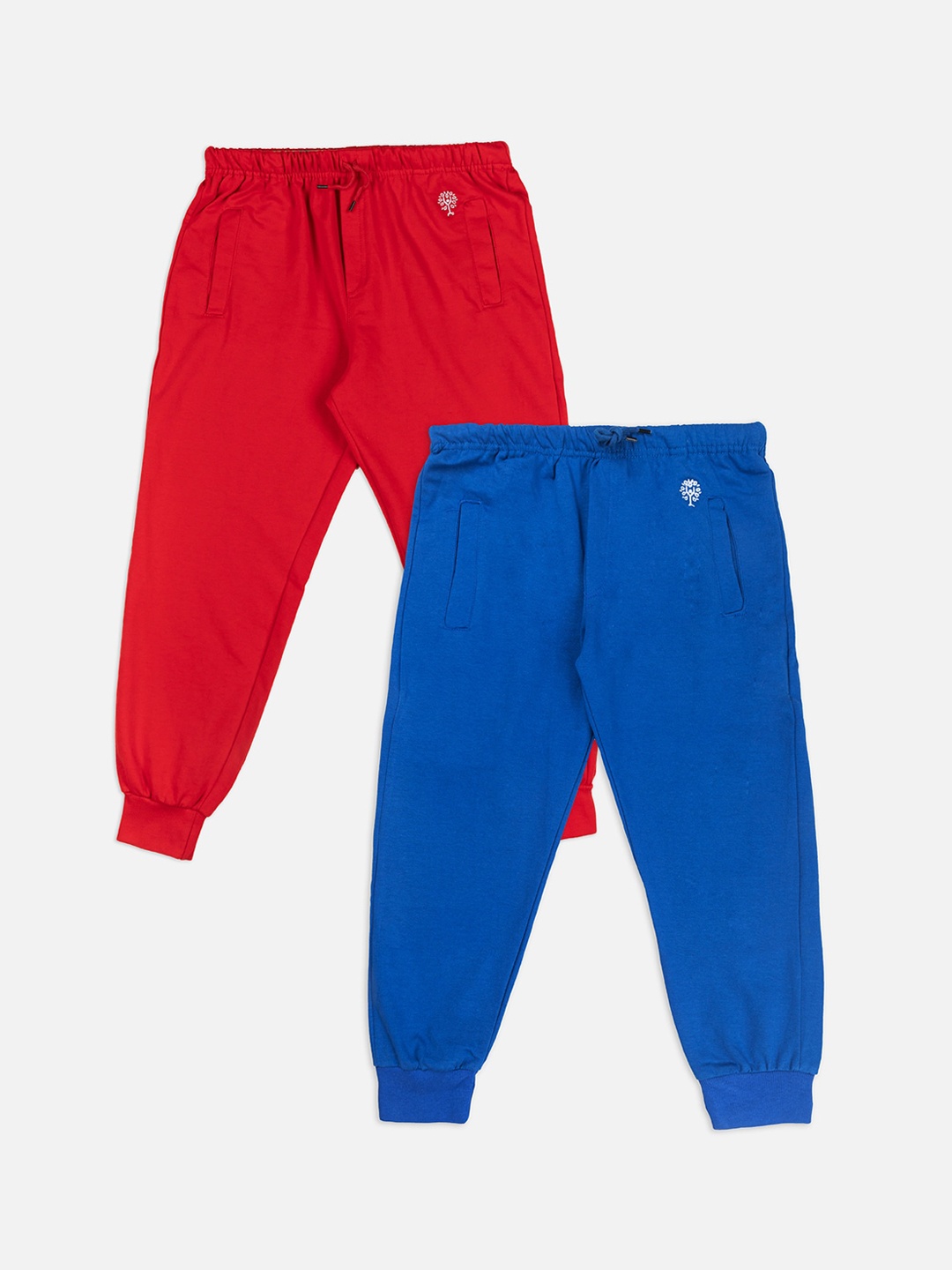 

Growing Tree Kids Set Of 2 Bio-Wash Anti Microbial Joggers, Red